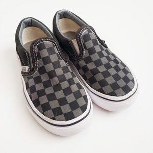 Vans Checkerboard Slip On Shoes for Toddlers